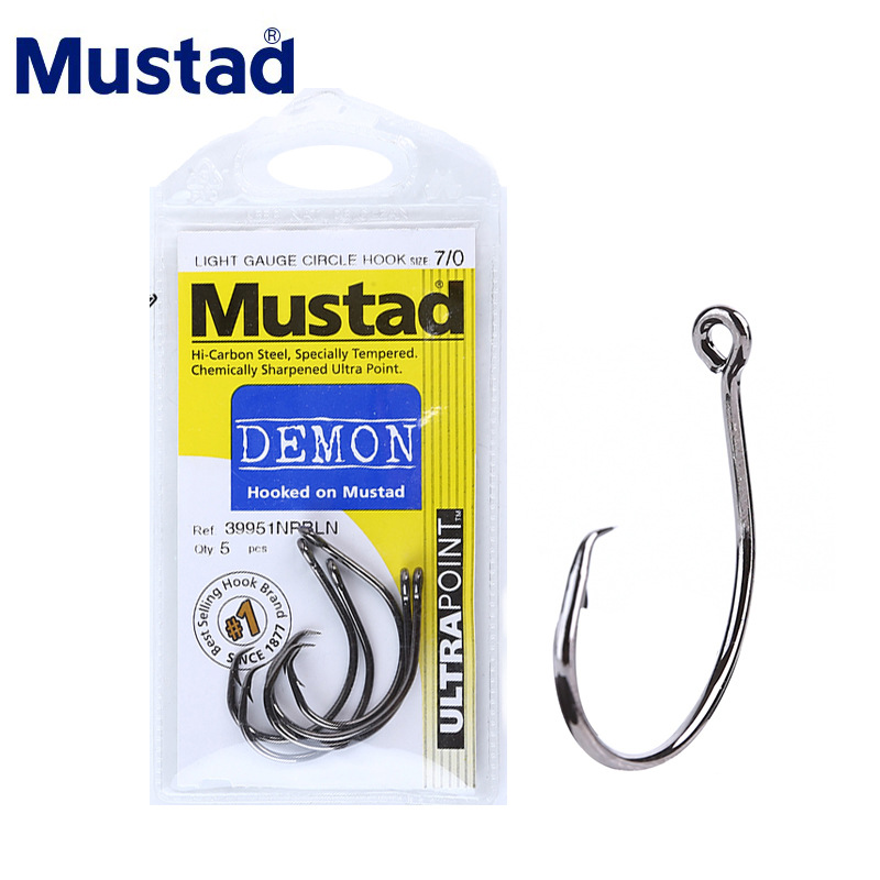 Fishing Hook Barbless - MUSTAD 39951 # Angelhaken Kreis High