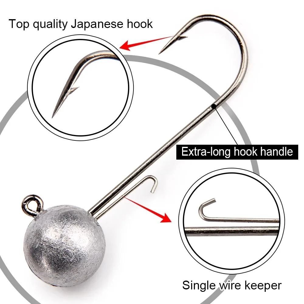 4 Stück Hochkarbon-Stahl Jigkö – Fishing Hook Jig Bewertung und Preis