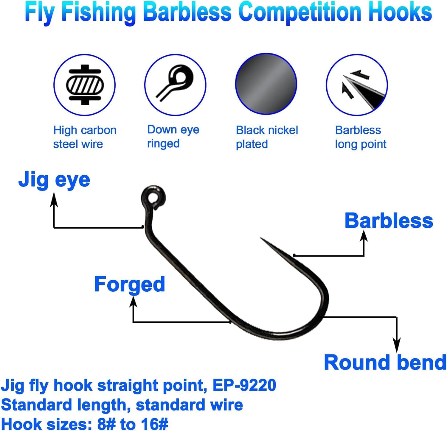 Aventik Eupheng 100 Stück Wett – Fishing Hook Barbless Bewertung und Preis