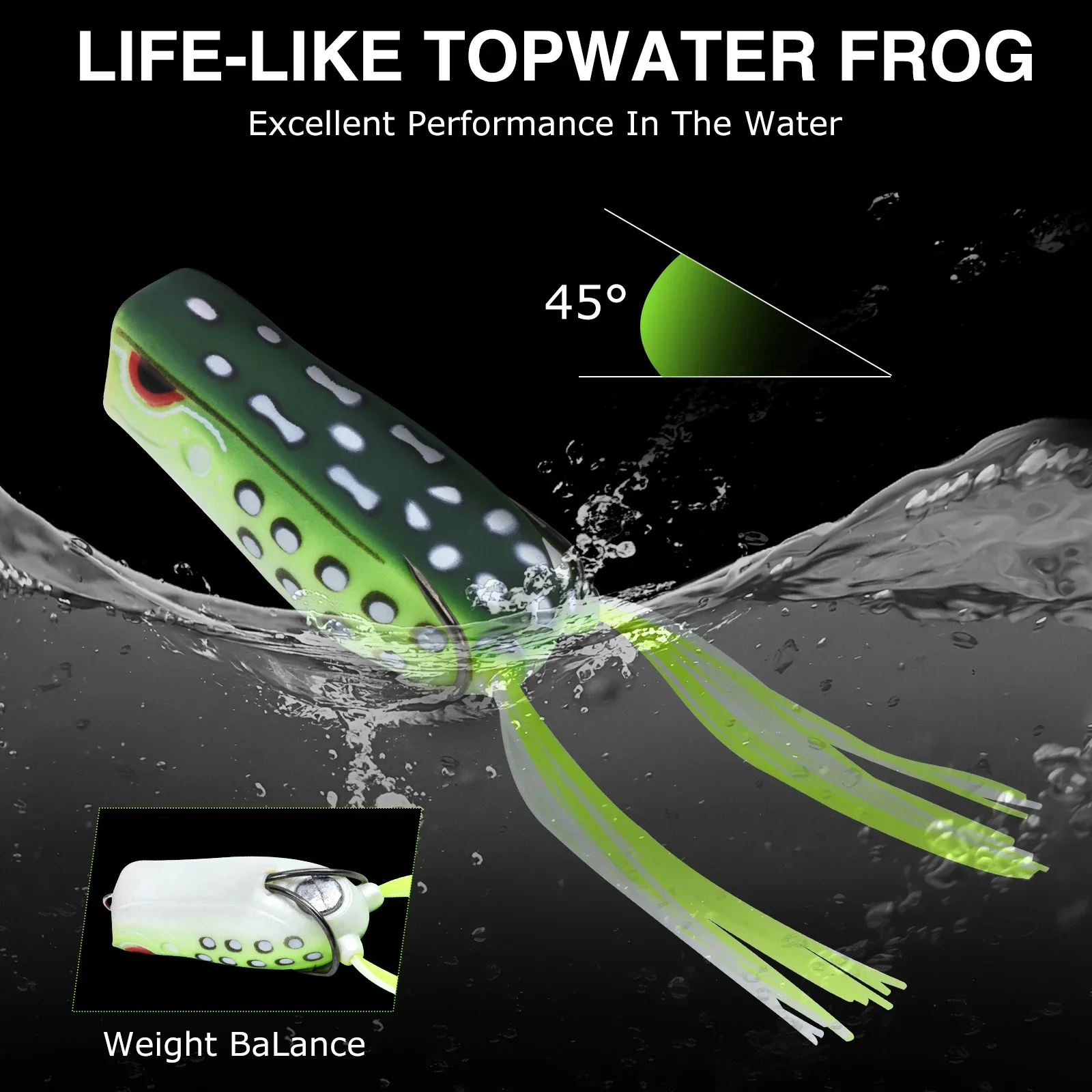 Goture Weicher PVC-Popper-Fros – Fishing Hook Weedless Bewertung und Preis