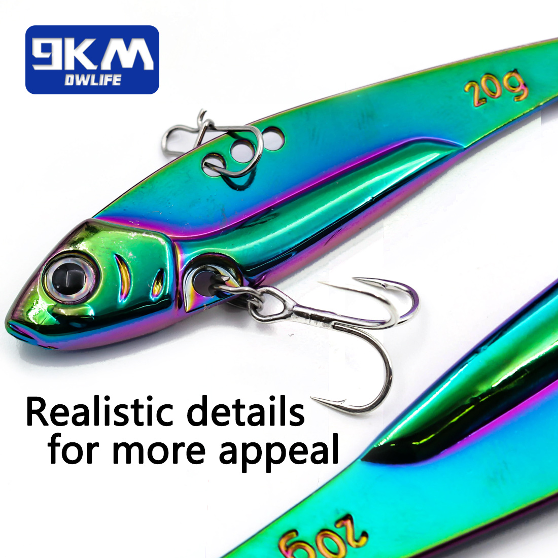 9KM 1PCS Metall Klinge Angeln  – Fishing Hook Treble Bewertung und Preis